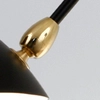 Stojąca lampa 3-punktowa Crane ST-F8703 Step do salonu czarna