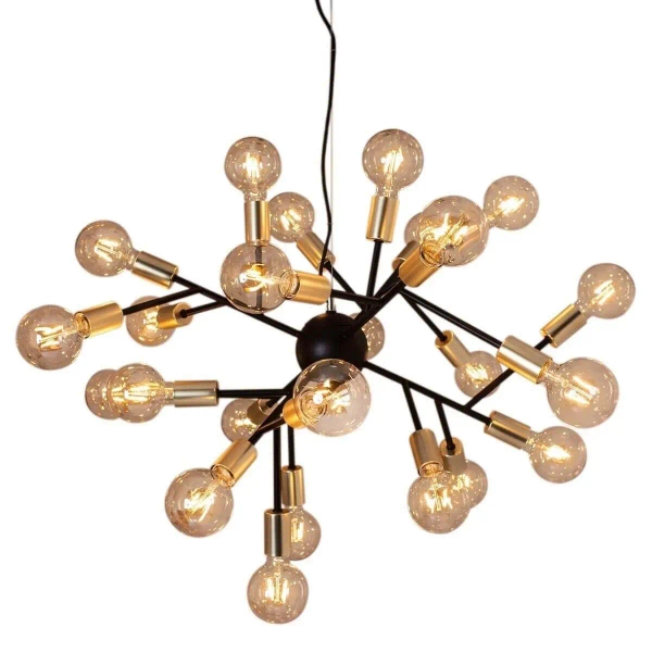 Loftowa lampa wisząca Heroes 4200460-4002 do salonu czarna