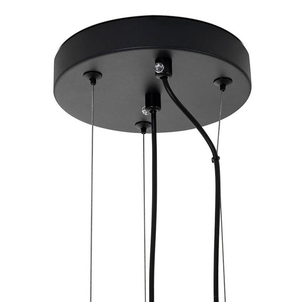 Druciana lampa wisząca Sesto MSE1501100139 Moosee nowoczesna czarna