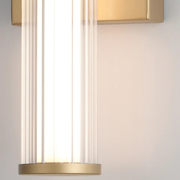 Kinkiet rurka Fayton QN-FAYTON-S-BG LED 14W 3000K IP44 do łazienki złoty