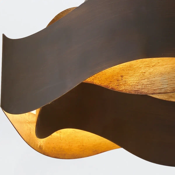 Lampa wisząca Vaughan QN-VAUGHAN-P-L-BRZ-GD LED 105W 3000K brązowa złota