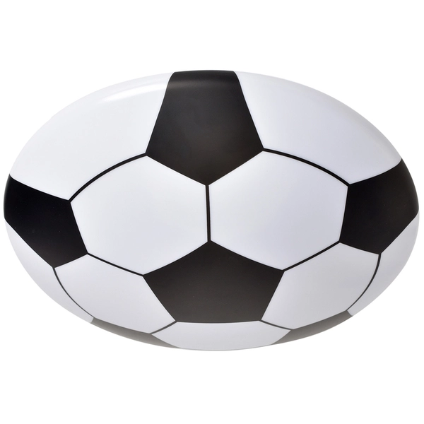 Dziecięca LAMPA sufitowa BALL ML6179 Milagro metalowa OPRAWA piłka nożna LED 18W 4000K plafon biały czarny