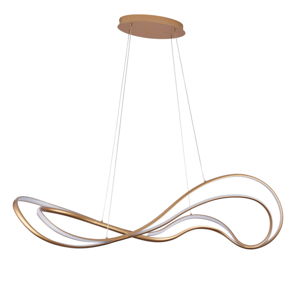 Zwisowa lampa zakręcona TWIST AZ5734 Azzardo LED 60W 3000K złota