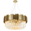 Kryształowy żyrandol pokojowy CGPIPCRYSTBRASS60 mosiądz