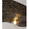 Metalowy zwis kuchenny KAPELLO wisząca lampa nad blat złota