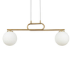 Modernistyczna lampa wisząca molekuły Tes 33632 Sigma kule biała złota