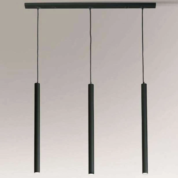 LAMPA wisząca YABU 5527 Shilo metalowa OPRAWA zwis LISTWA sufitowa sople tuby czarne