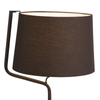 Lampka stołowa z abażurem CHICAGO T0029 Maxlight metal tkanina czarna