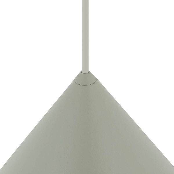 Salonowa lampa wisząca ZENITH 11482 stożek szałwiowy