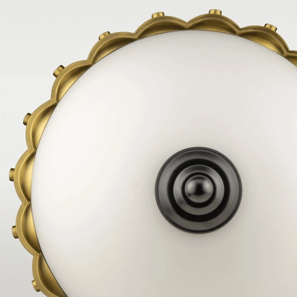 Lampa ścienna Pralines W01244BK Cosmolight kulista mosiądz