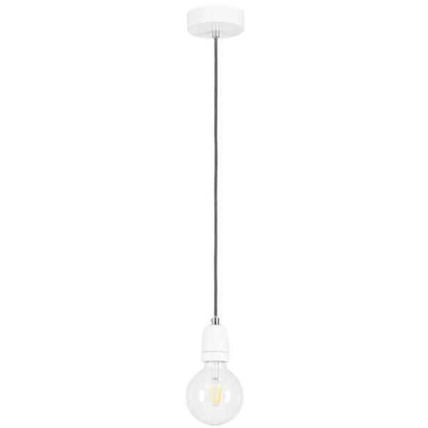 Lampa wisząca PORCIA 9181102 ceramiczna loftowy zwis biały grafitowy