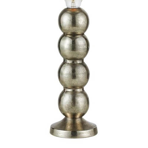 Kulista lampa stołowa Gong 108781 Markslojd szkło przezroczysty srebrny