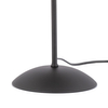 Jutowa lampka nocna Rondo 5100 TK Lighting okrągła czarna beżowa