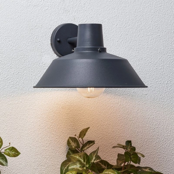 Industrialna lampa ścienna Humphrey 96290/63 IP44 antracyt OUTLET