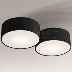 Plafon LAMPA sufitowa ZAMA 7040 Shilo natynkowa OPRAWA metalowa LED 30W 3000K czarna