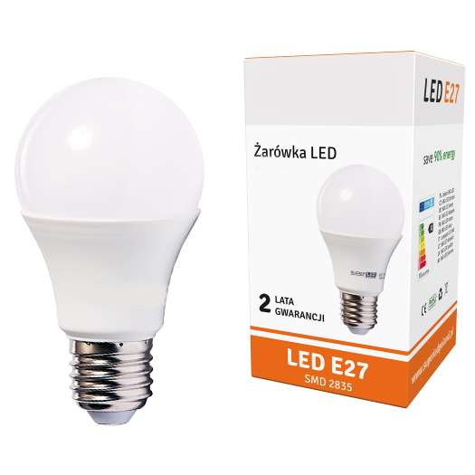 Żarówka LED MDECO SLP1186 E27 A60 10W 800lm 230V biała neutralna