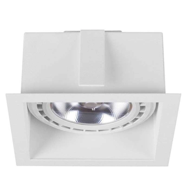 Wpust LAMPA sufitowa MOD 9417 Nowodvorski podtynkowa OPRAWA kwadratowa do zabudowy czarna