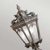 Zwisająca LAMPA zewnętrzna Tournai KL-TOURNAI3-L Elstead KICHLER metalowa OPRAWA industrialna latarenka do ogrodu IP44 antyczny mosiądz