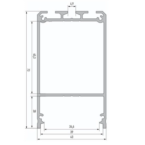 Plafoniera LAMPA sufitowa NUMATA 1964 Shilo metalowa OPRAWA liniowa LED 16W 3000K listwa czarna