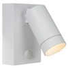 Lampa ścienna TAYLOR 09831/01/31 Lucide IP54 z czujnikiem tubka biała