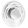 Szklana lampa ścienna Dewey DEW0750 talerz LED 6,5W 3000K chrom