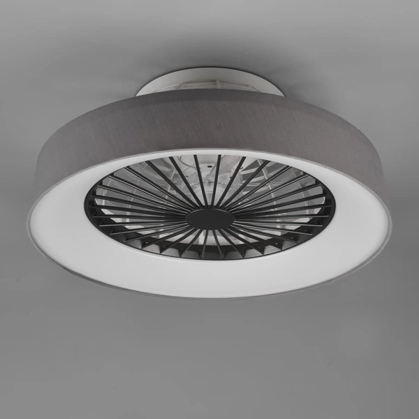 Ledowy plafon z wentylatorem FARSUND R62662111 RL Light 30W 3000-6500K ściemniany szary