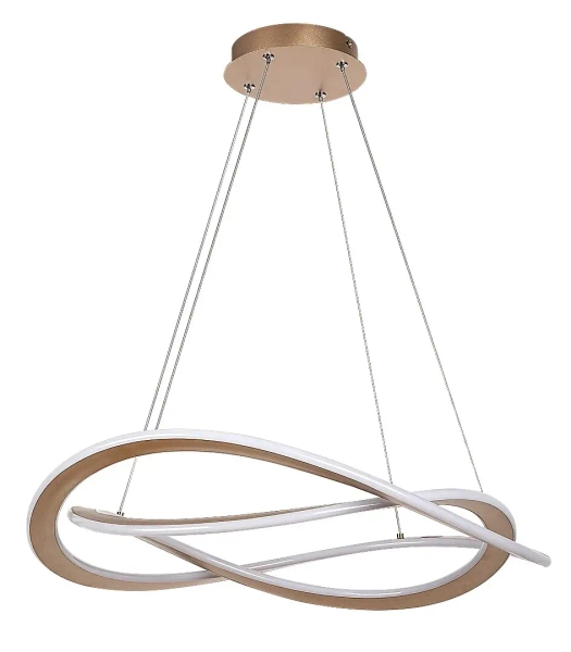 Podwójny ring wisząca lampa Kallira 72282 LED 72W 3000K złoty