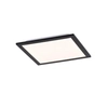 Natynkowa lampa sufitowa Flat LED 6W 3000K czarny plafon do jadalni