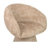 Obrotowe krzesło PEDRA MM1501100298 beżowe taupe tkanina 45cm