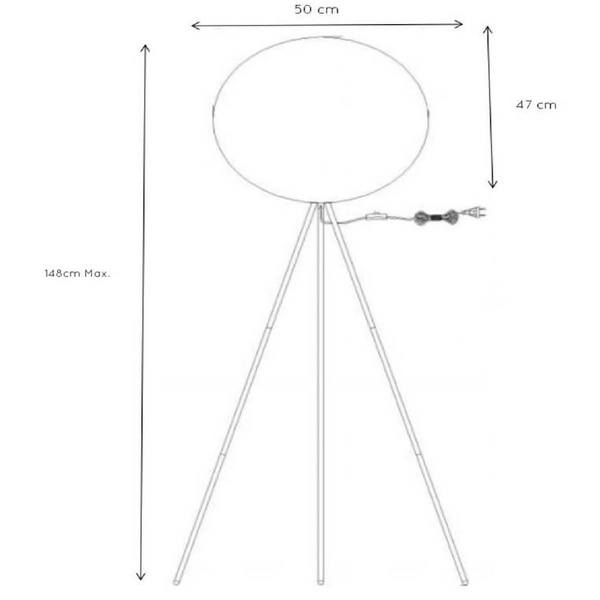 Stojąca lampa GOOSY 71767/50/31 Lucide piórka kula do sypialni biała