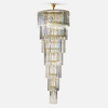 Wisząca lampa Luxe 18006-69 Zuma crystals dekoracyjna zwis złota