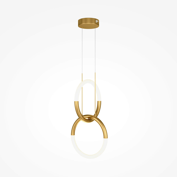 Ledowa wisząca lampa Node MOD165PL-L18G3K 18W 3000K ringi białe złote
