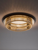 Sufitowa lampa kryształowa Bauta LED 29W 3500K do salonu złota