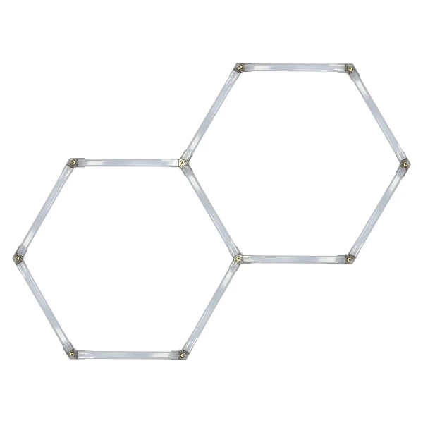 Garażowa lampa sufitowa Geometric LP-0209/2C 4K LED 4000K IP44 biały