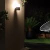Ścienny kinkiet Gardena Moderno ABR-KZN-E27 Abruzzo IP54 czarny biały
