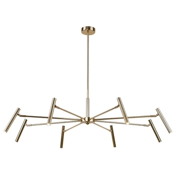 Metalowy pająk LIVO 0403 AMPLEX regulowane tuby złote