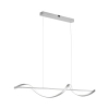 Wisząca lampa Q-SWING srebrny 2385-55 1xLED 24W 2700-5000K do jadalni