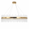 Żyrandol glamour HESTIA złoty ST-4999-120 1xLED 70W 3000K z kryształami