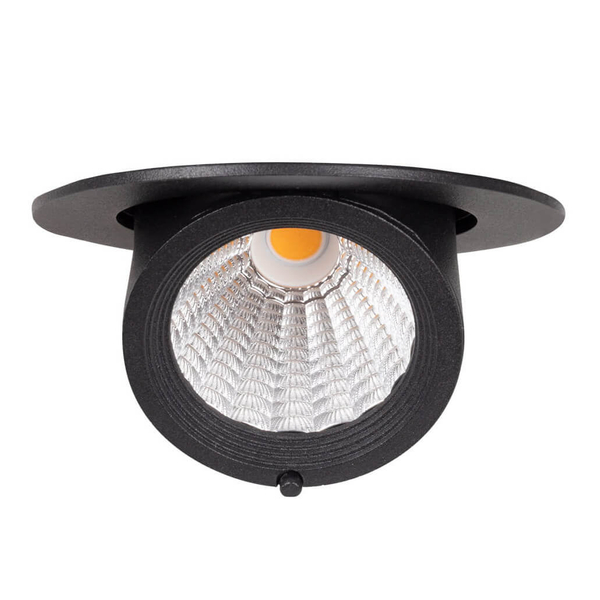 Regulowana lampa wpuszczana RUBIO H0133 Maxlight LED 10W 3000K okrągła czarny 