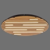 Okrągła lampa sufitowa Q-AKUSTIK brązowa 6421-79 1xLED 38W 2700-5000K CCT