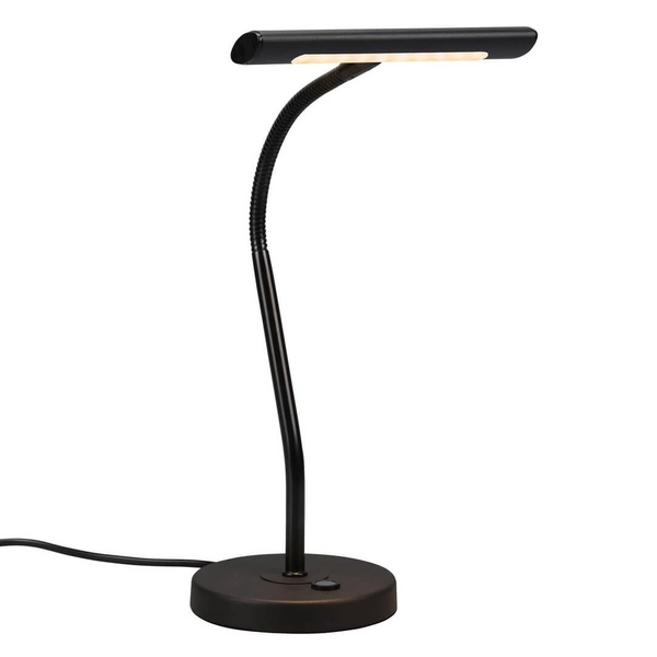 Biurkowa lampa Curtis 579790132 Trio LED 4W 3000K minimalistyczna czarna