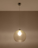 Szklana LAMPA wisząca SL.0249 OPRAWA zwis kula szampańska