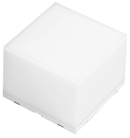 Lampa kwadratowa ścienna Zaria AZ5233 LED 5W IP65 biała