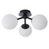 Okrągła lampa sufitowa Pulsa 93489 szklane kule IP44 biały czarny