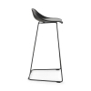 Kuchenny barowy hoker CARO BAR czarny MH-007H-BB metalowy