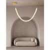Lampa zwisająca MOCA LE44208 LED 48W 3000K pearl bubbles biała złota