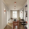 Ścienna lampa ryfel AURA brzoskwiniowa SL.1826 1xG9 metalowa