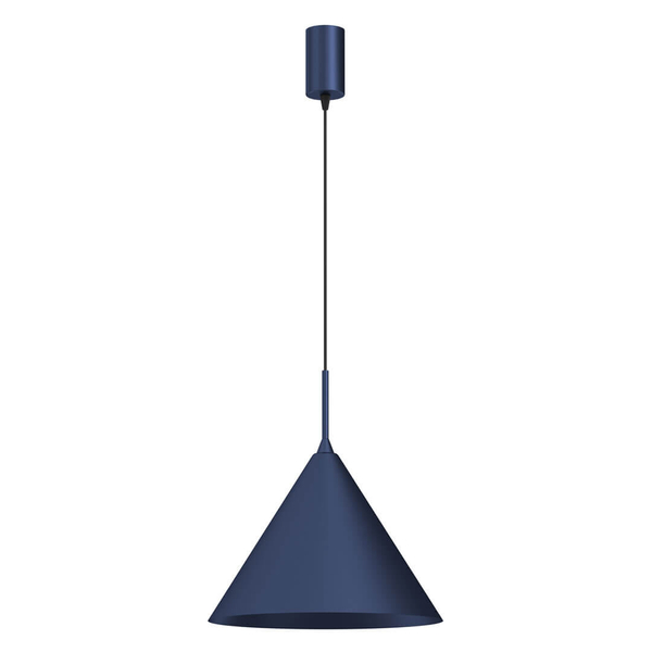 Zwisająca lampa Capital MLP0962 Milagro do salonu granatowy