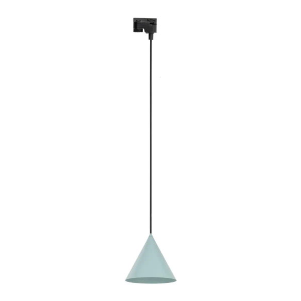 Lampa stożkowa do szyny 1-fazowej TRACER CONO 10655 wisząca czarny miętowy