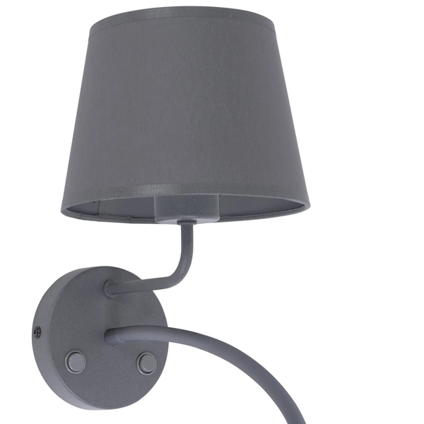 Podwójny kinkiet do czytania Maja 2536 TK Lighting abażurowy czarny